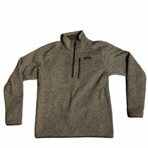 1/4 Zip Gray Better Sweater